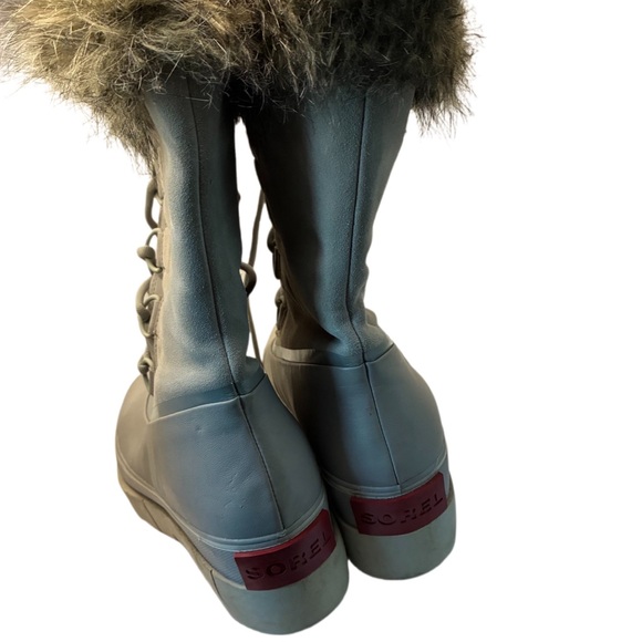 SOREL Joan of Arctic Next Platform Waterproof Boots Dove Gray Snow Women's 12 - Picture 6 of 13